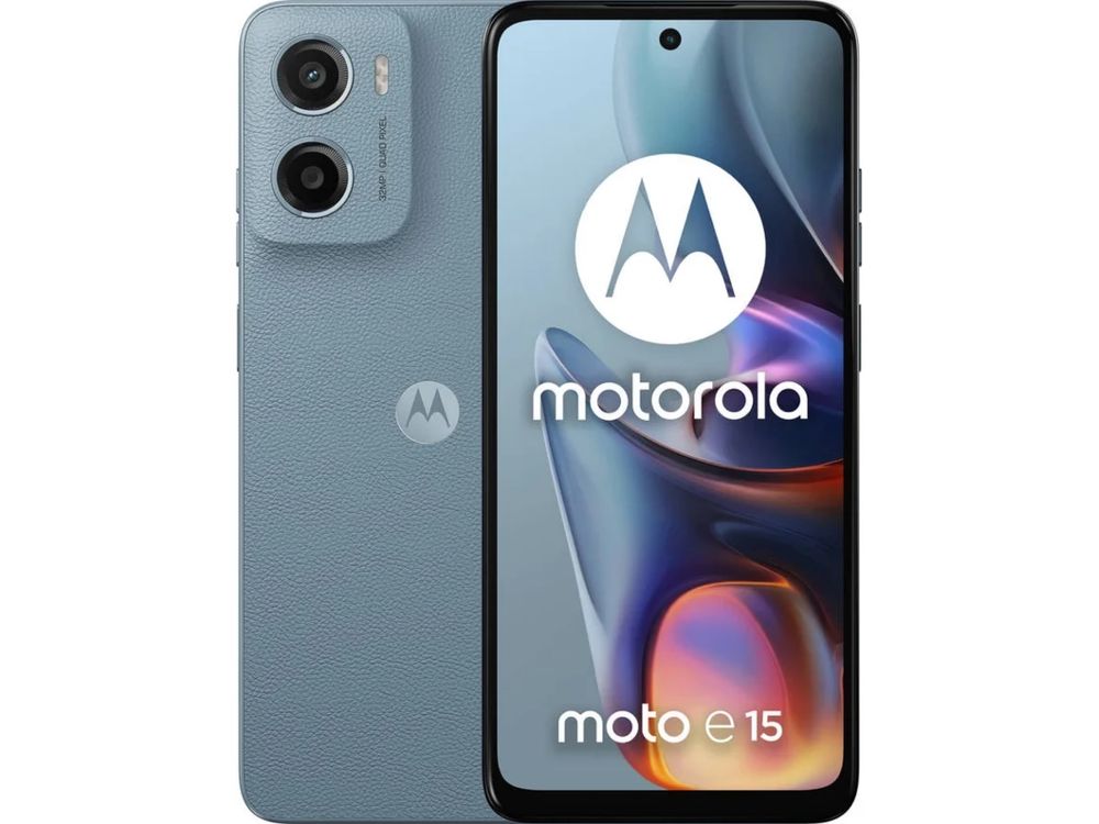 Telemóvel MOTOROLA Moto E15 (6.67'' - 2 GB - 64 GB - Azul Claro)