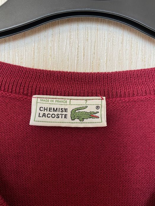 Вінтажний светр Lacoste оригінал lacoste vintage кофта світшот merch