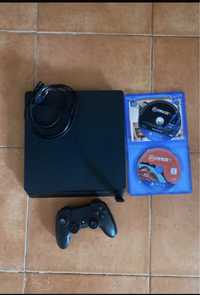 Playstation 4 com 1 comando