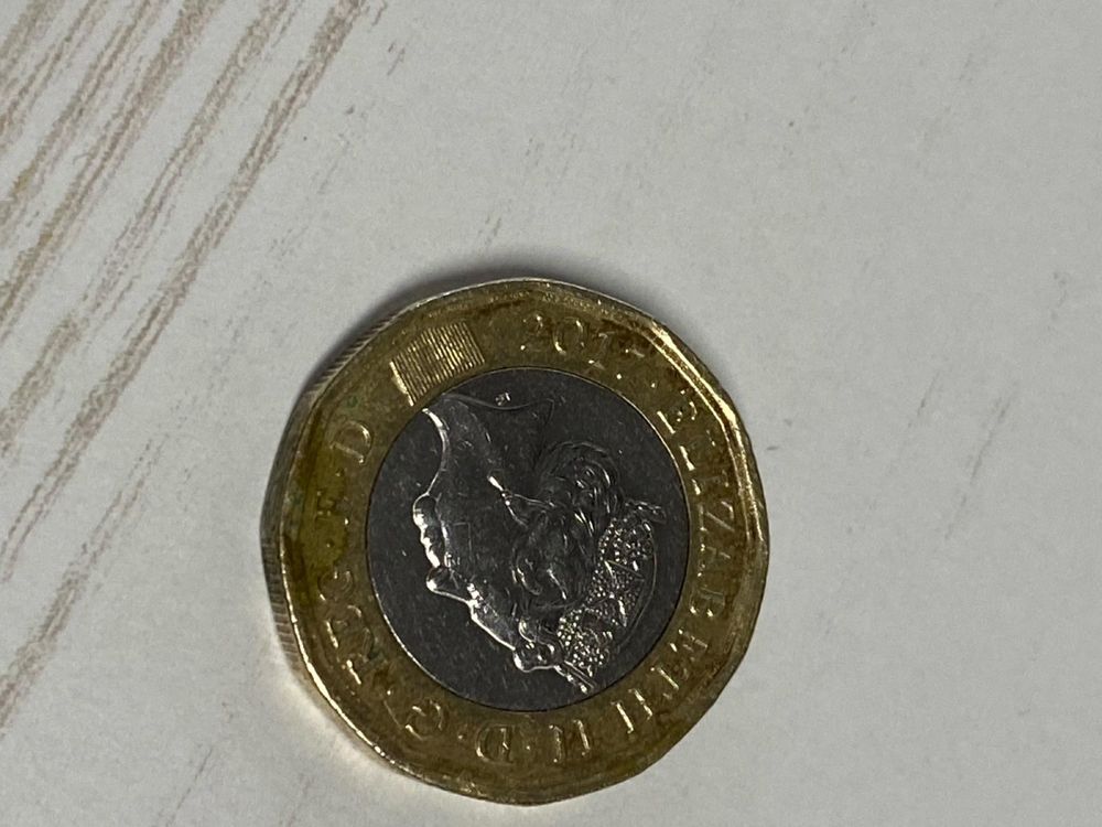 Moeda Elizabeth ll 2017 One Pound