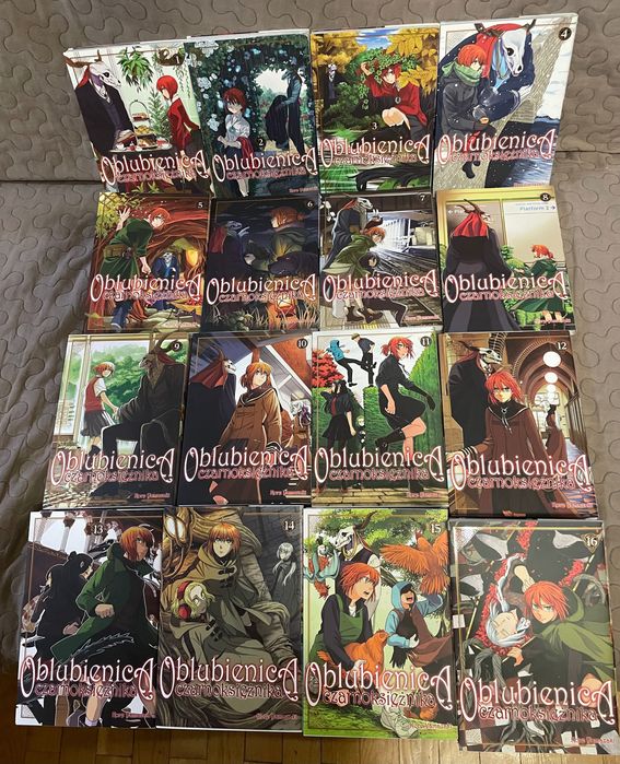 Manga Oblubienica czarnoksiężnika tomy 1-16