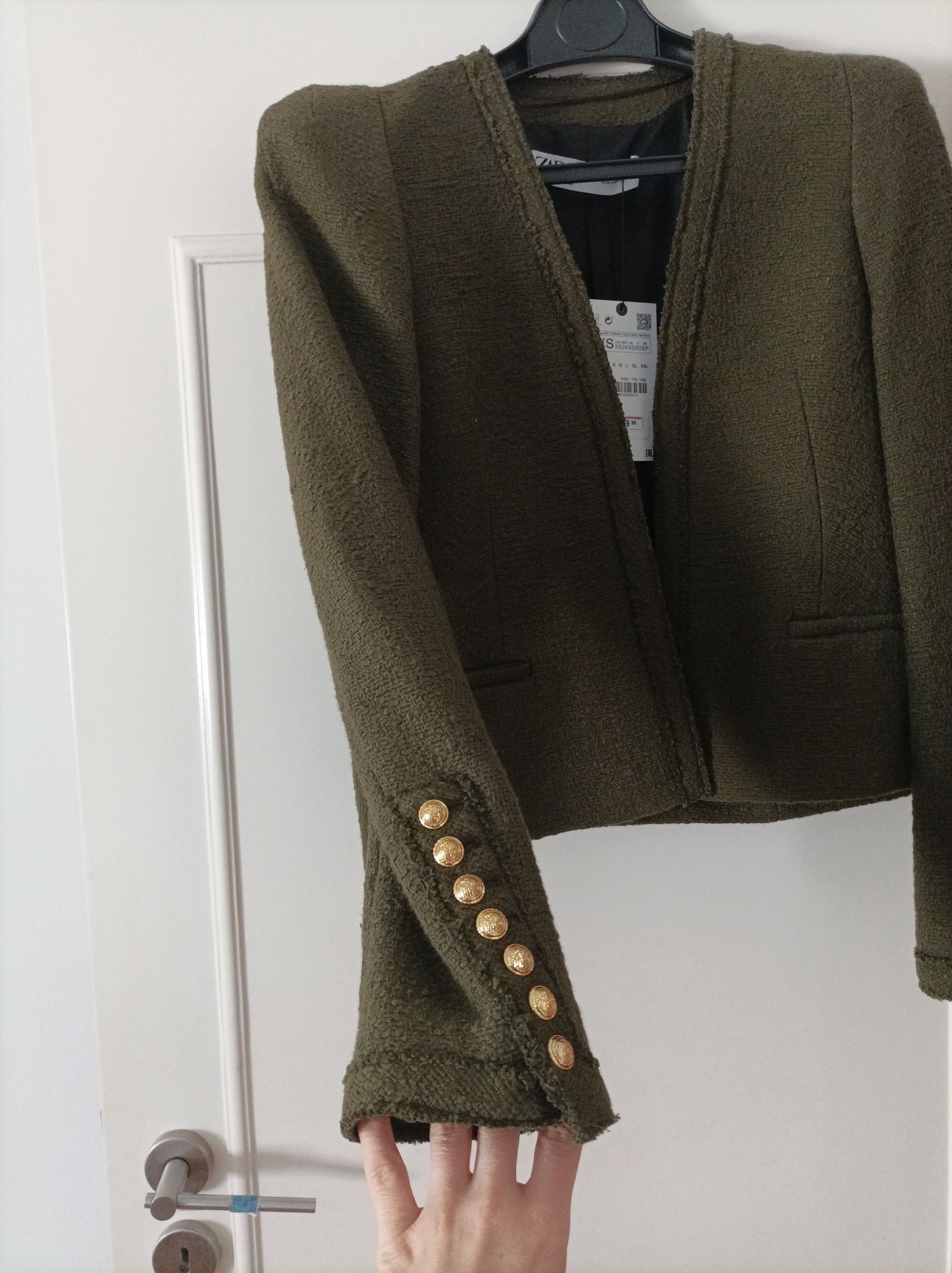 Blazer militar novo Zara XS