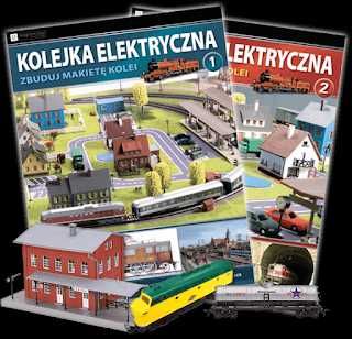 Makieta kolekcji "Eaglemoss"- "Kolejka Elektryczna" KOMPLET, 105x174