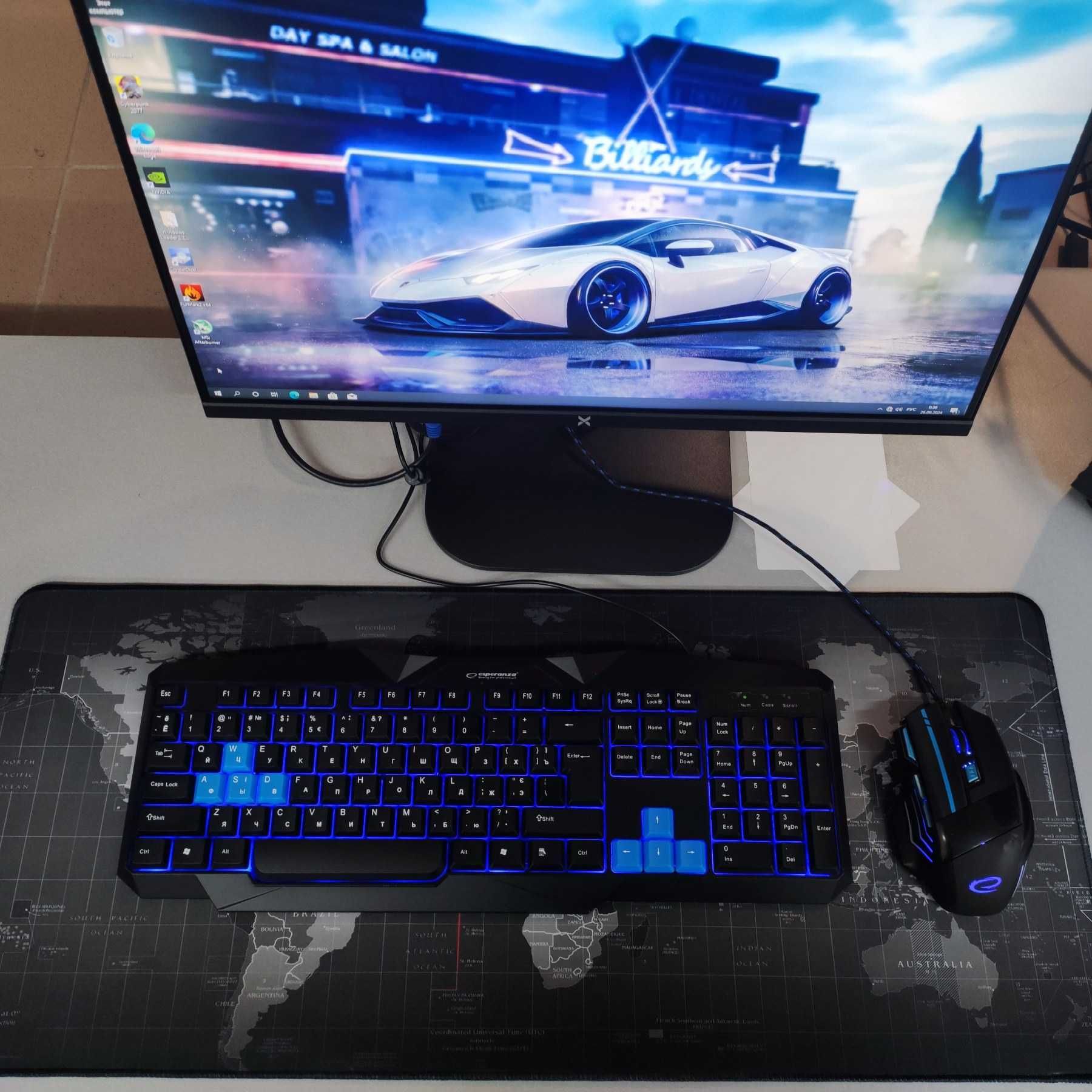 Ігровий Комп'ютер, Монітор, Клавіатура, Мишка, i5-11400, RTX 3070ti