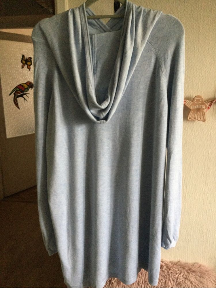 Tatuum -sweter /bluza z kapturem ,błękitna roz.  XL