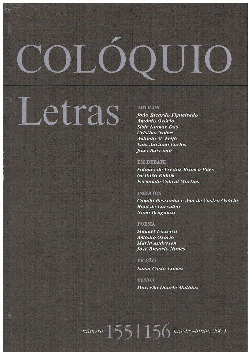 3607 -Revistas Colóquio / Letras (Vários)