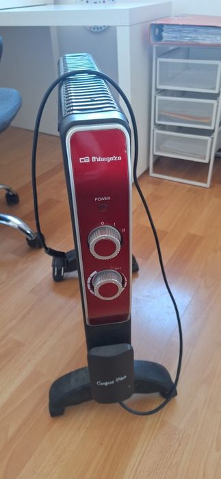 Aquecedor usado, a trabalhar