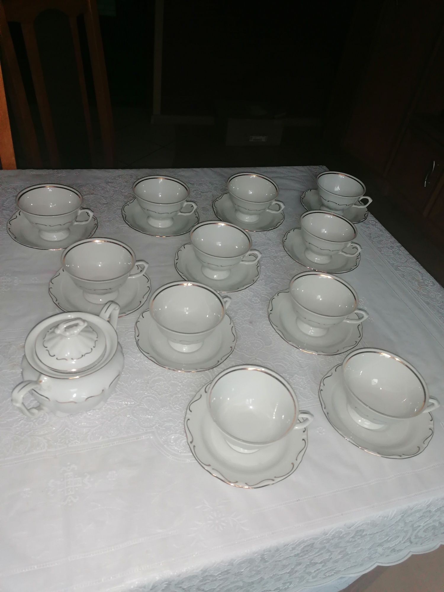 Zestaw porcelanowy Wałbrzych
