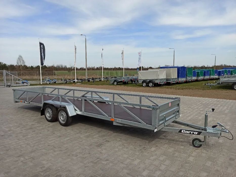 Carro Przyczepa dłużyca ramowa 612x123 cm, 750 kg