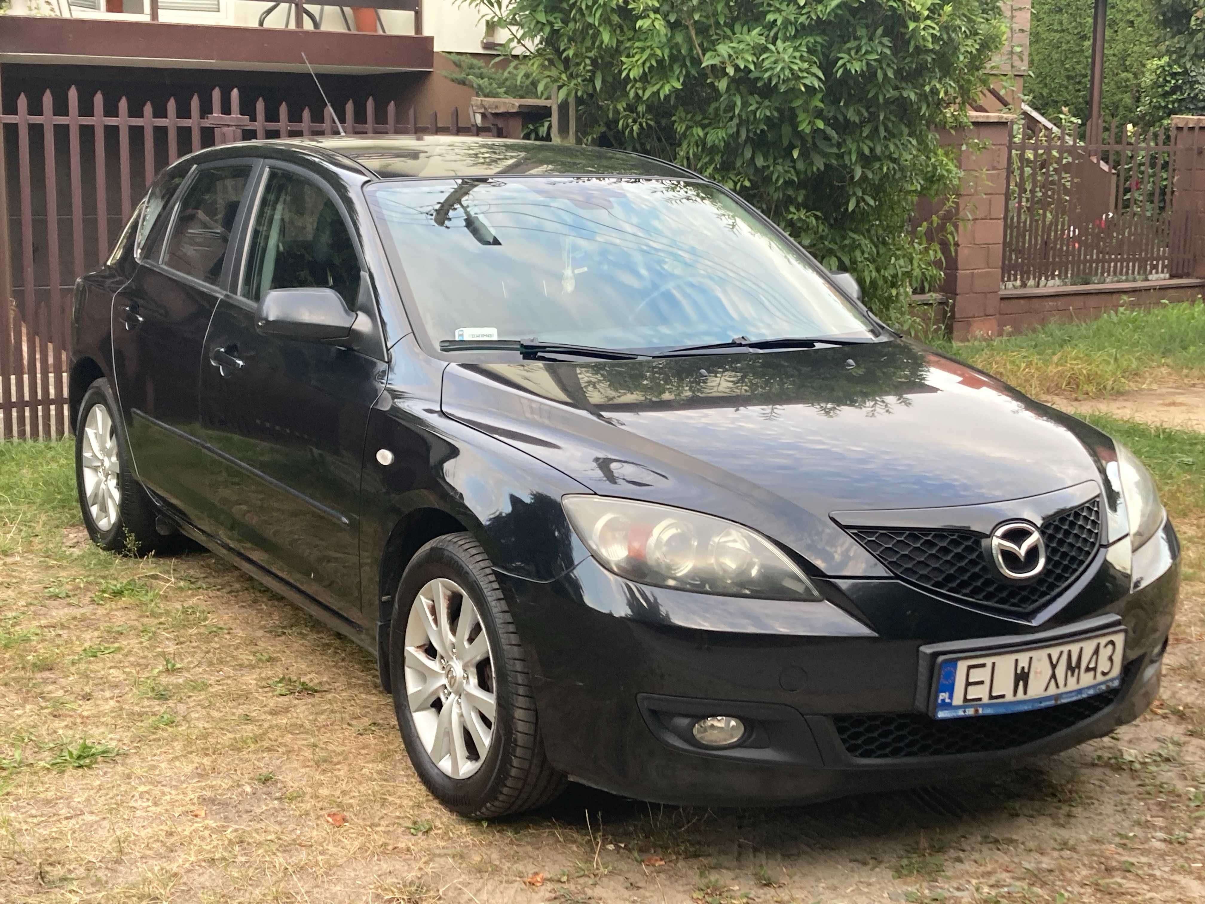 Mazda 3 benzyna 1.6 2007 r. klima, opony zimowe