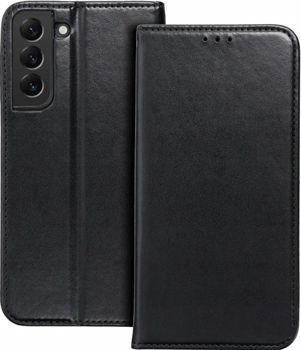 Etui Z Klapką Zamykane Magnetic Do Samsung A14 4G / 5G Czarne