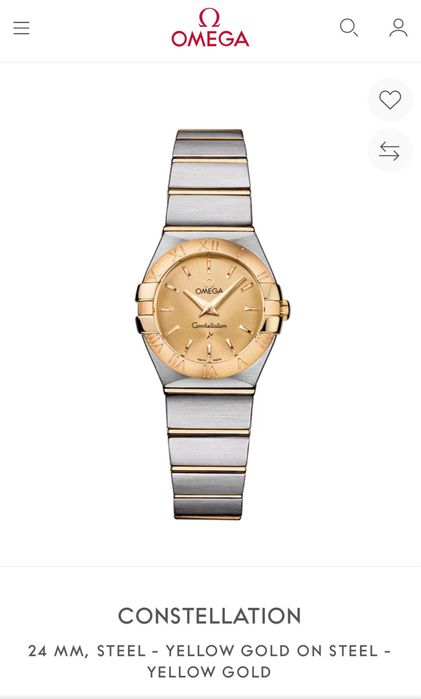 Omega Constellation damska ladies 24mm Komplet 2020r