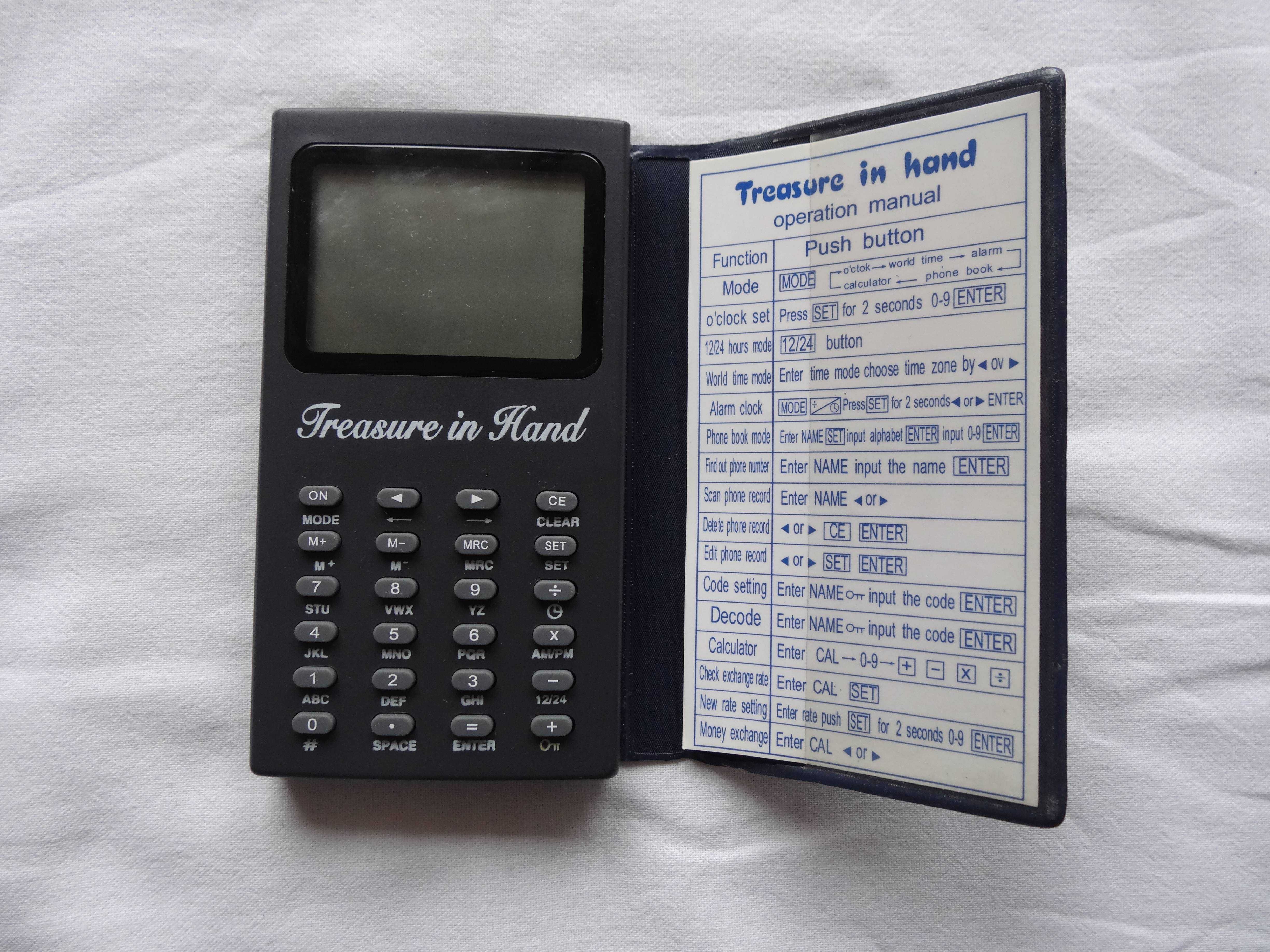 Kalkulator adresownik cyfrowy elektroniczny 90' unikat
