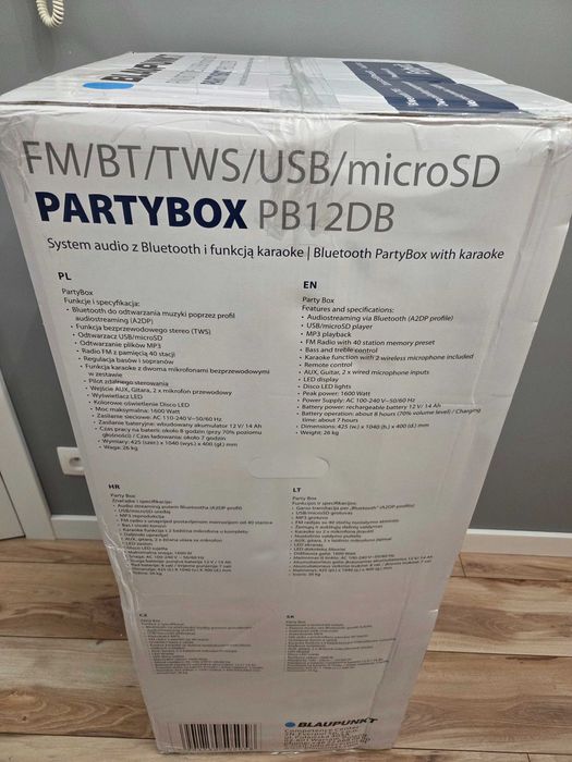 Głośnik bezprzewodowy Blaupunkt PB12DB