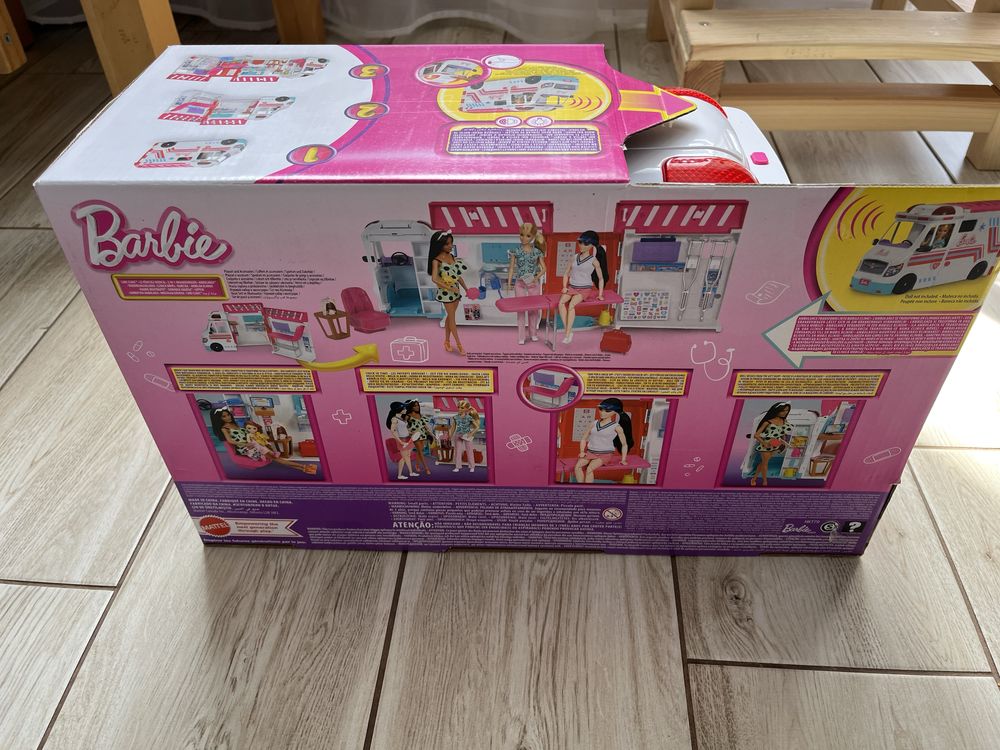 Karetka Ambulans Barbie Nowa