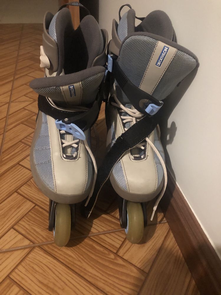 Patins em Linha + Proteções