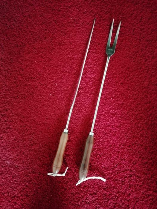 Utensílios para Churrasco - Garfo e Espeto "Balsinox"