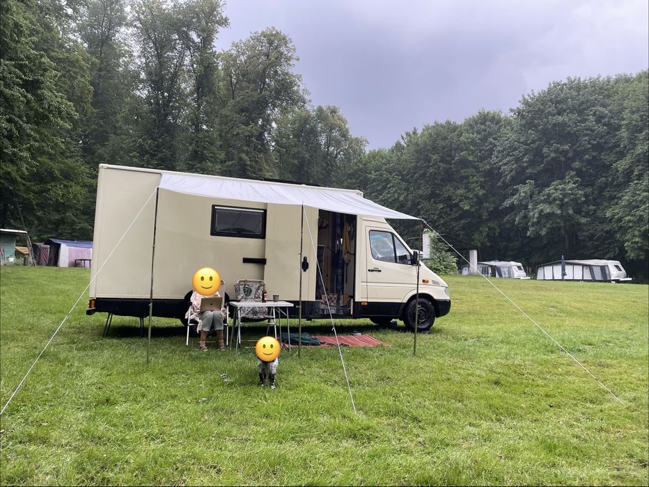 Kamper Mercedes Sprinter 2.2 CDI Automat Bilstein B6 poduszki BEZ RDZY