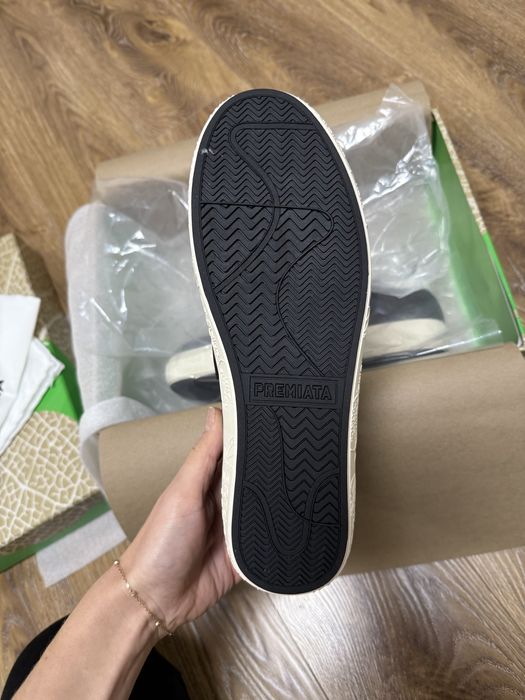 PREMIATA Чорні шкіряні кеди STEVEND 5439, 39 розмір