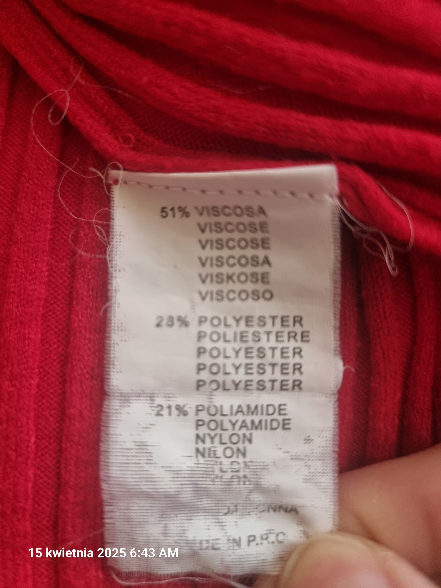 Sweter z wiskozą Tommy Hilfiger