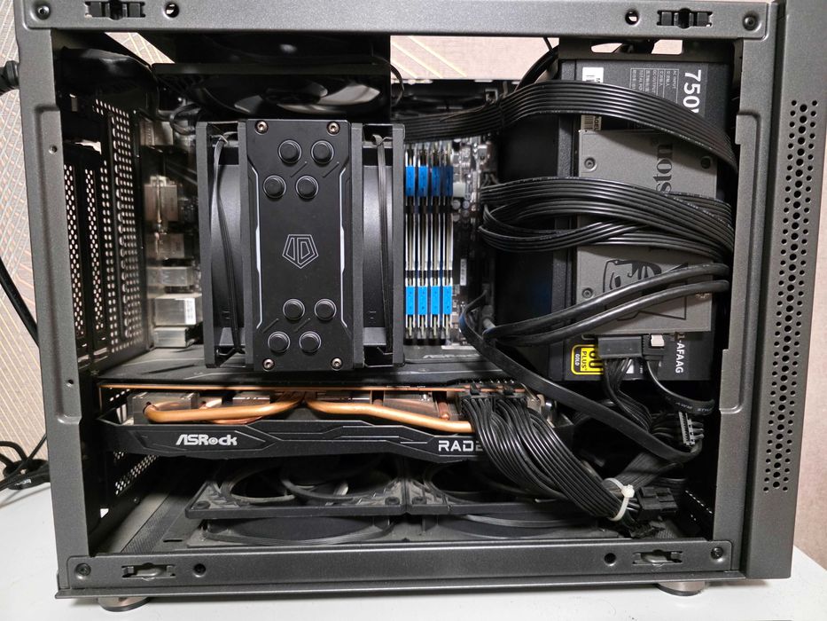 Компютер у невеликому корпусі i5 1400f 32gb ram rx6700xt 16gb 1tb ssd