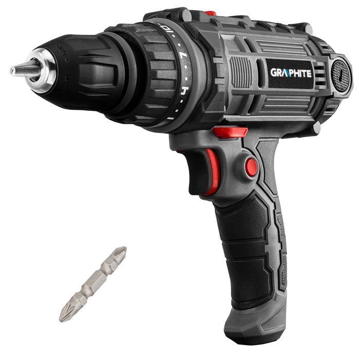 Wiertarko-Wkrętarka Sieciowa 300 W, Uchwyt Samozaciskowy 10 Mm,