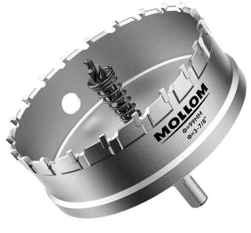 Otwornica z węglików spiekanych do metalu 99mm Mollom