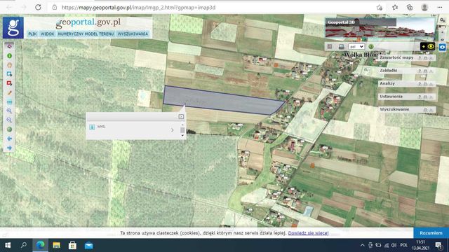 Sprzedam działkę inwestycyjną rolno-budowlaną