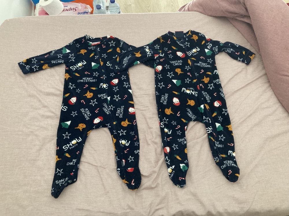 2 pijamas Natal 9/12 meses