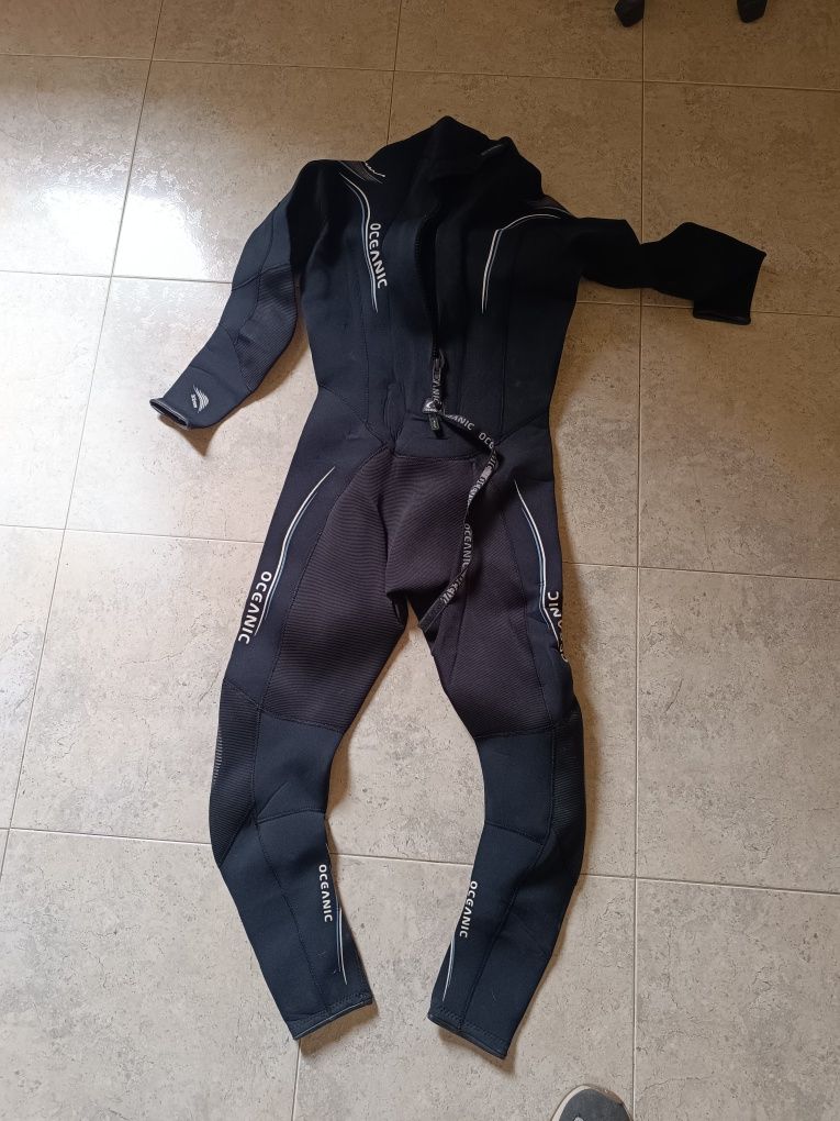 Fato de surf oceanic tamanho M 3/2 mm