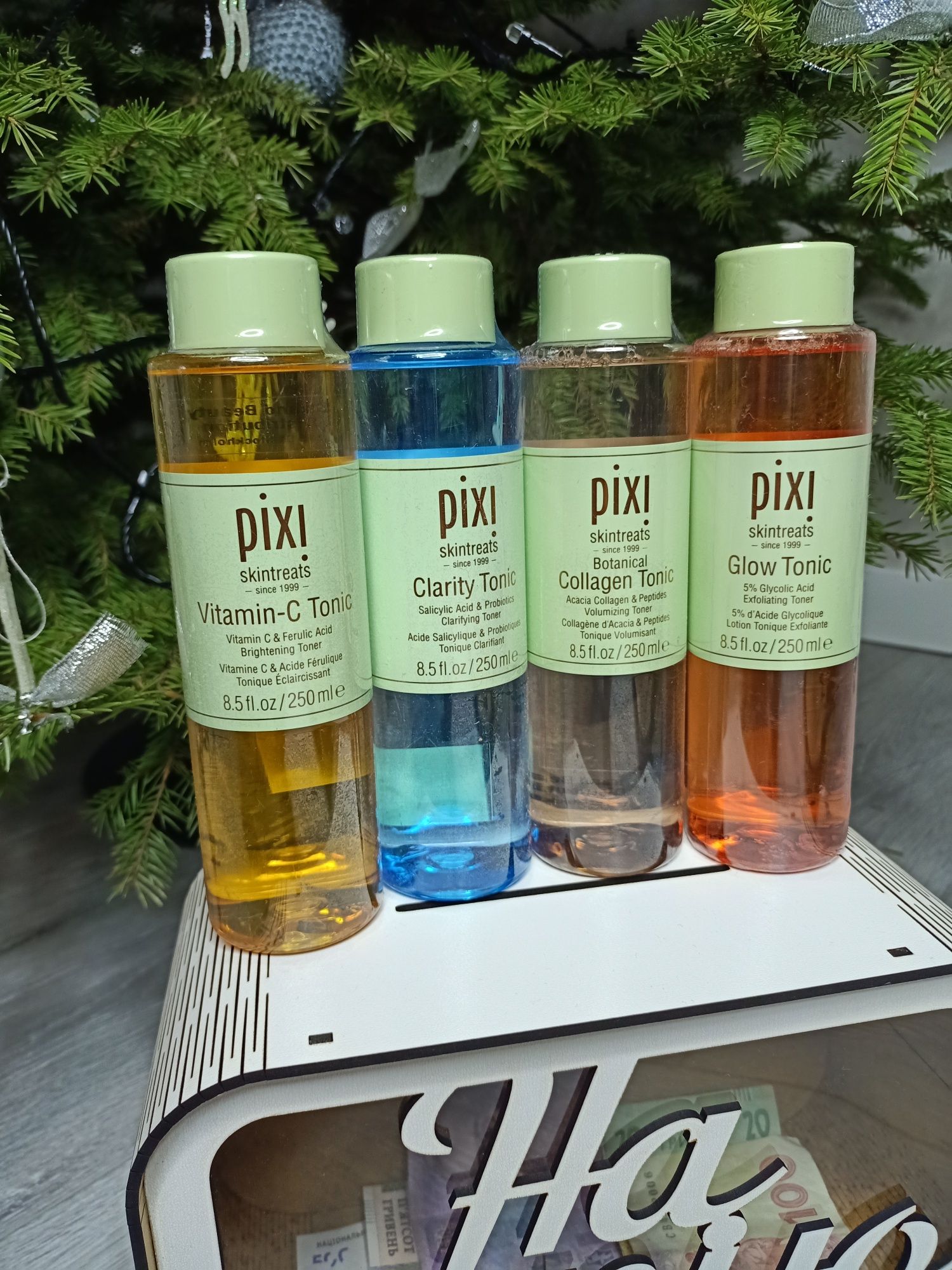 PIXI Glow Tonic, Vitamin C, Collagen Tonic, clarity Tonic, retinol