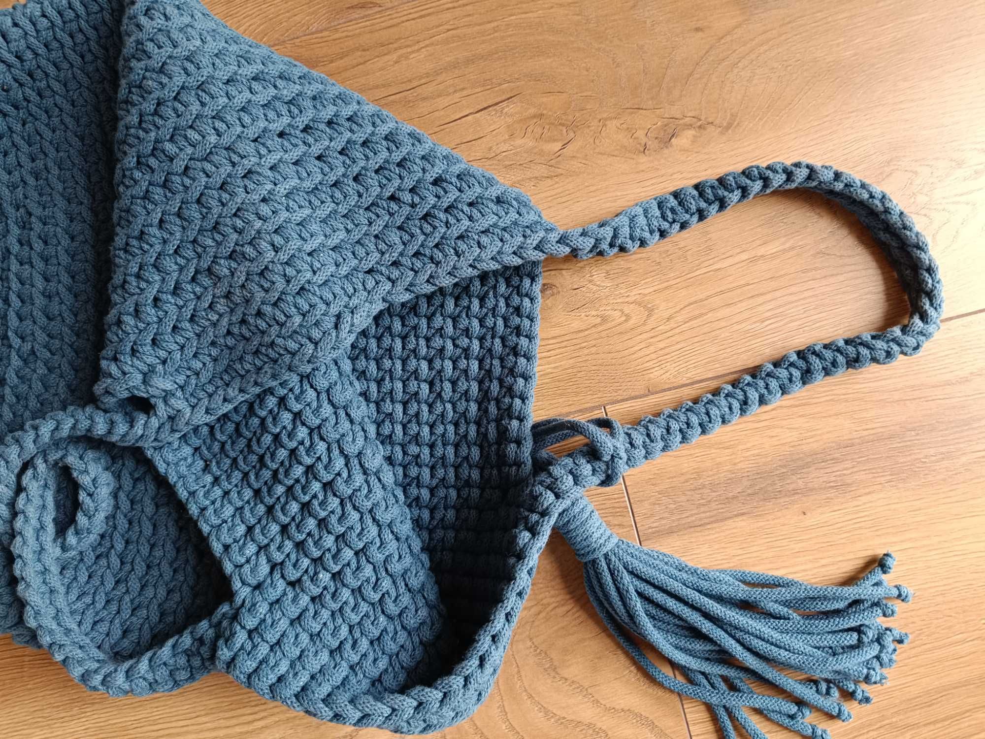 Torba shoperka szydełkowa Hand Made