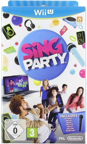 Nintendo Sing Party Wii U - Inclui Microfone - Novo - Colecionador