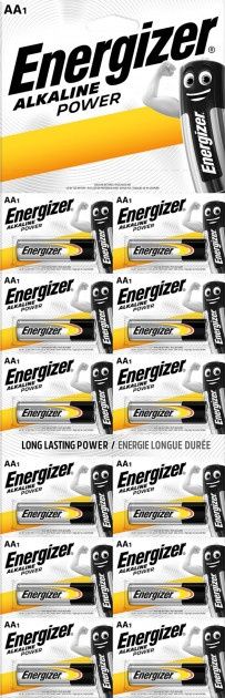 Батарейка Energizer Alkaline Power АА\AAA Карта (12 шт) . Есть ОПТ!