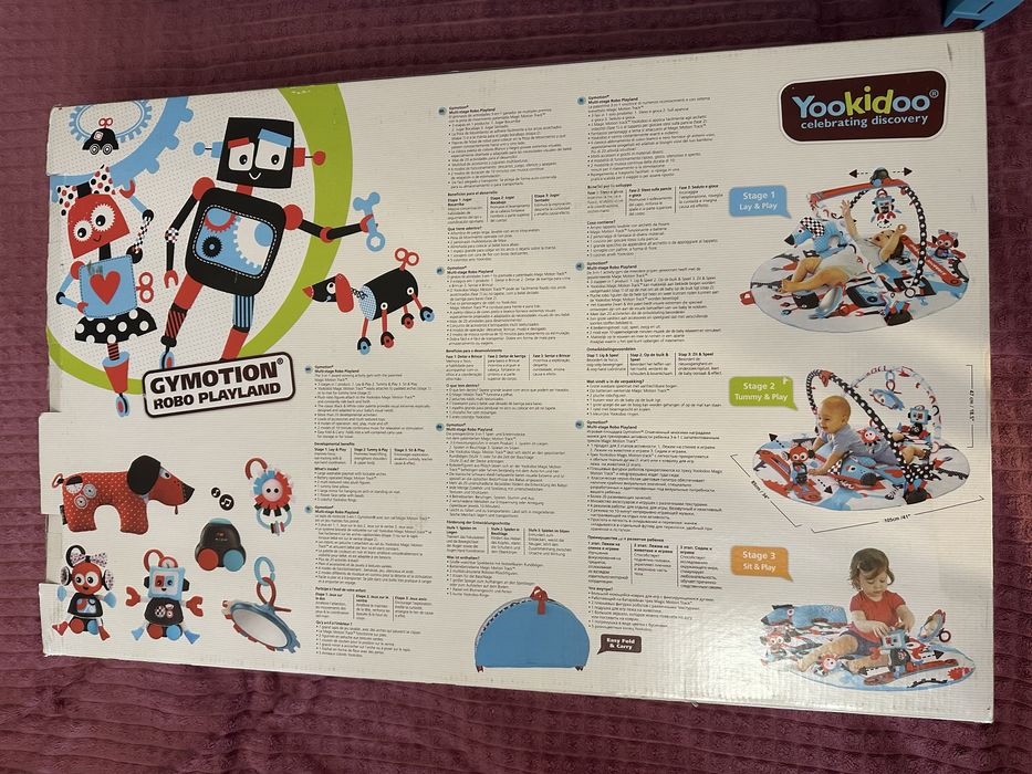 Розвиваючий музичний килимок Yookidoo Роболенд
