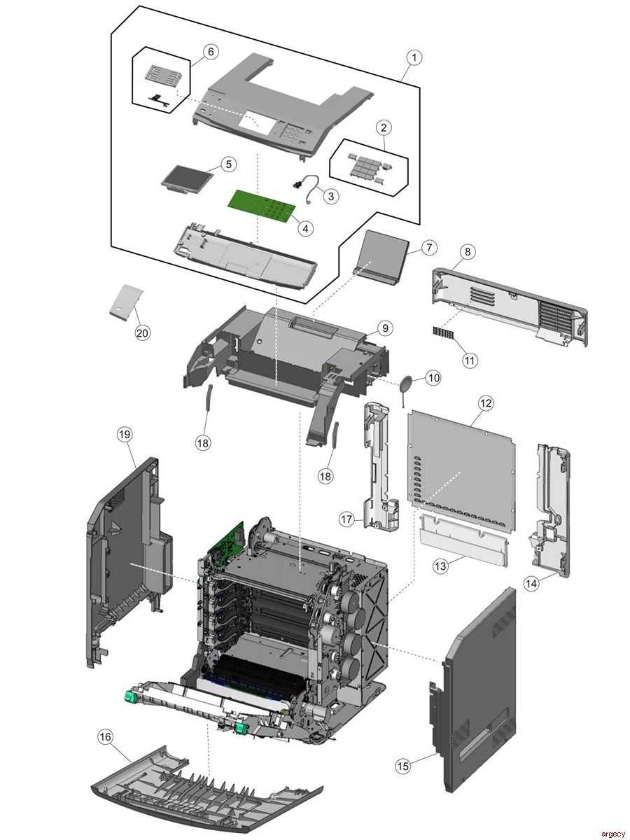 Лазерний кольоровий Принтер Lexmark c746dn на запчастини