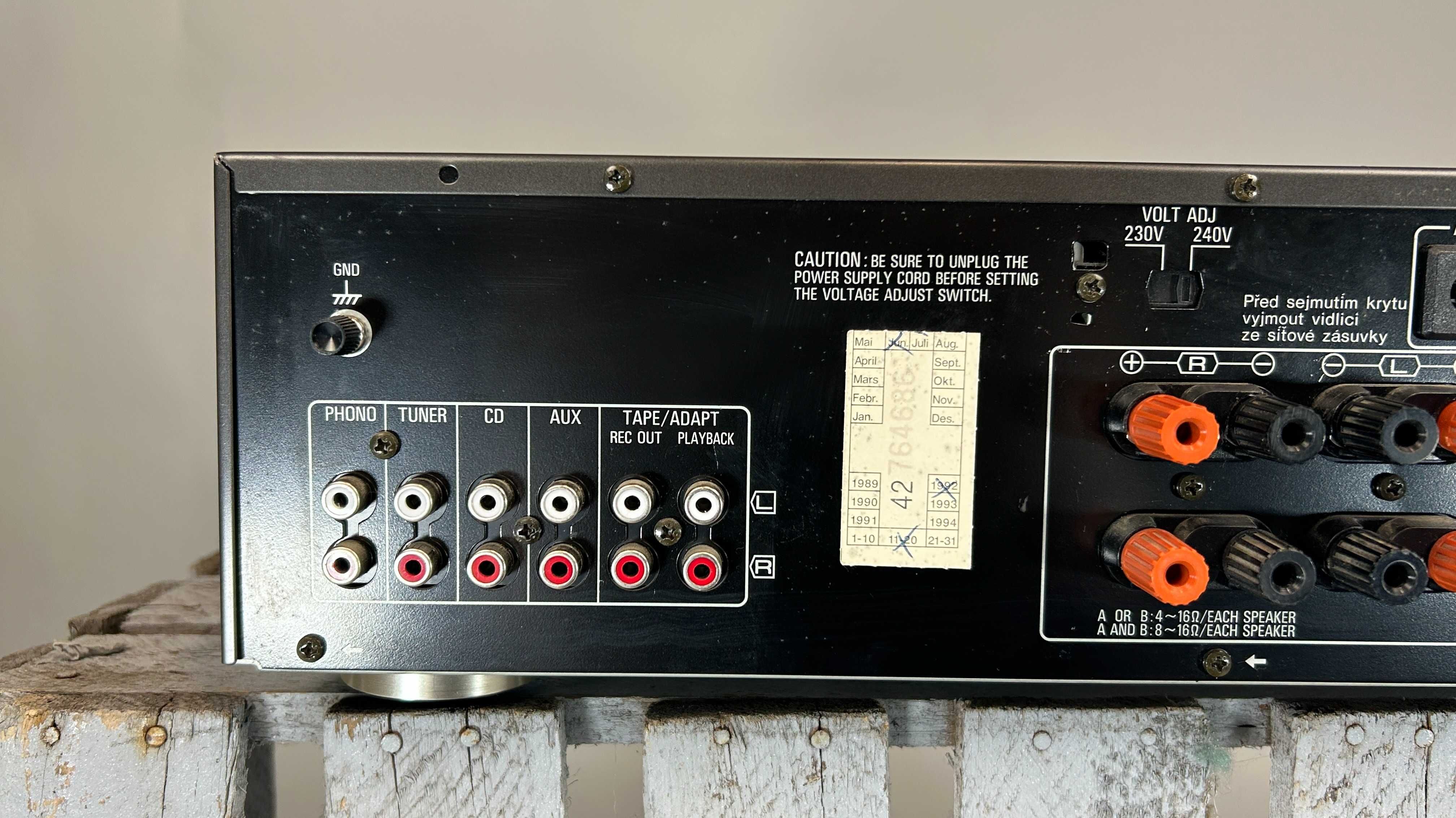 Technics SU‑VZ220 - wzmacniacz stereo New Class A, Japonia