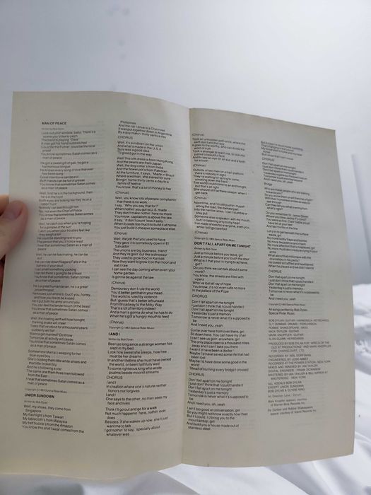 Bob Dylan - Infidels LP vinil excelente