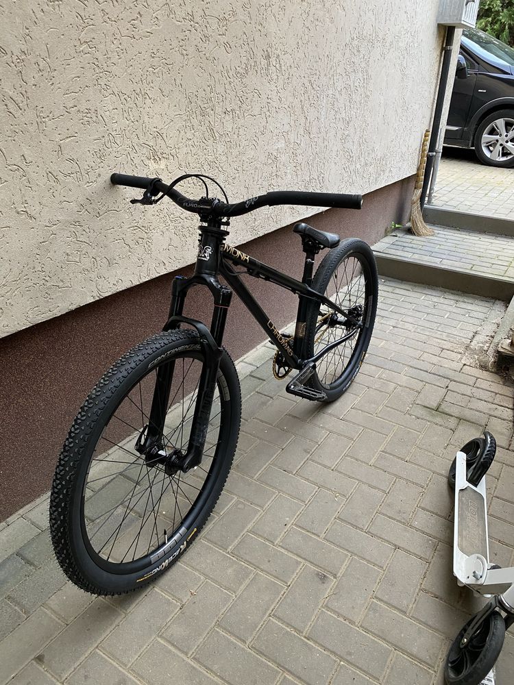 chromag monk + pike dj (rama + amortyzator) chromag rock shox widelec