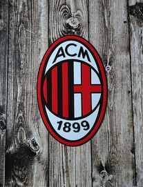 Herb Klubowy emblemat AC Milan do pokoju na ścianę gadżet dekoracja
