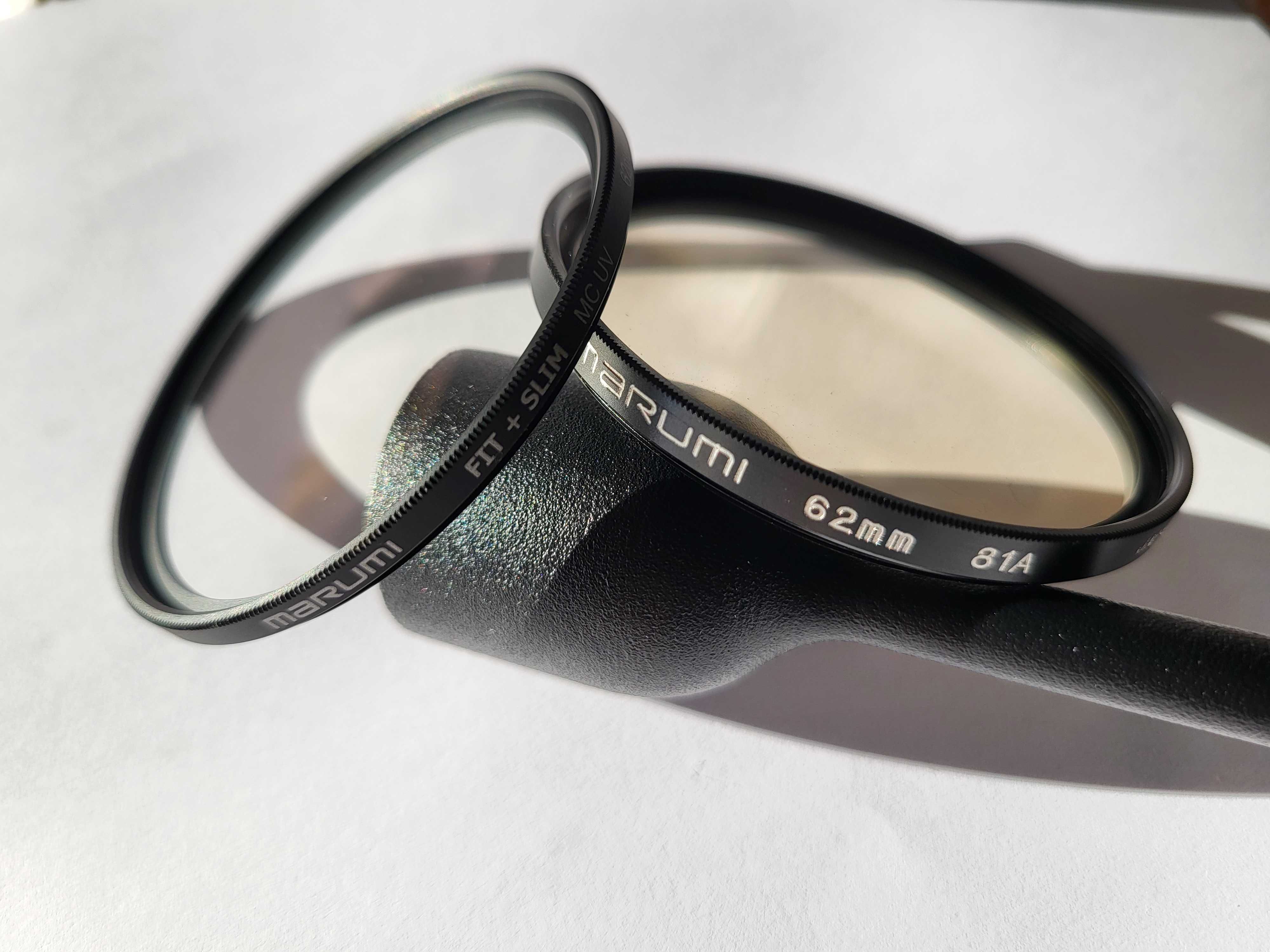 Zestaw Filtrów 62mm MARUMI FIT + SLIM MC UV i MARUMI 81A