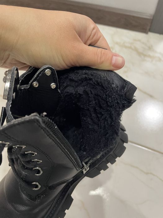 Теплі зимові черевички 17.5 см 29 (28) розмір