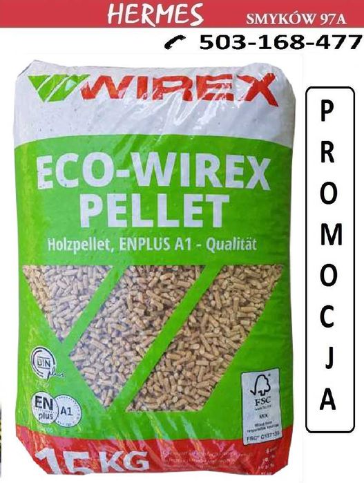 Pellet WIREX Certyfikat A1 6mm(Olczyk Barlinek) Końskie, Smyków HERMES