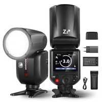 Flash NEEWER Z2-C 2,4G TTL Speedlite de cabeça redonda Canon SELADO