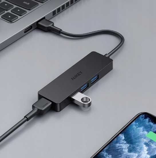 AUKEY HUB adapter USB-A 4w1