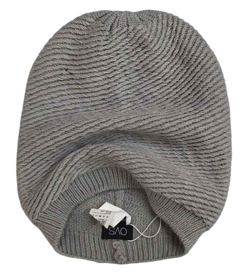 OVS szara czapka damska beanie wiosna / jesień rozm. uniwersalny
