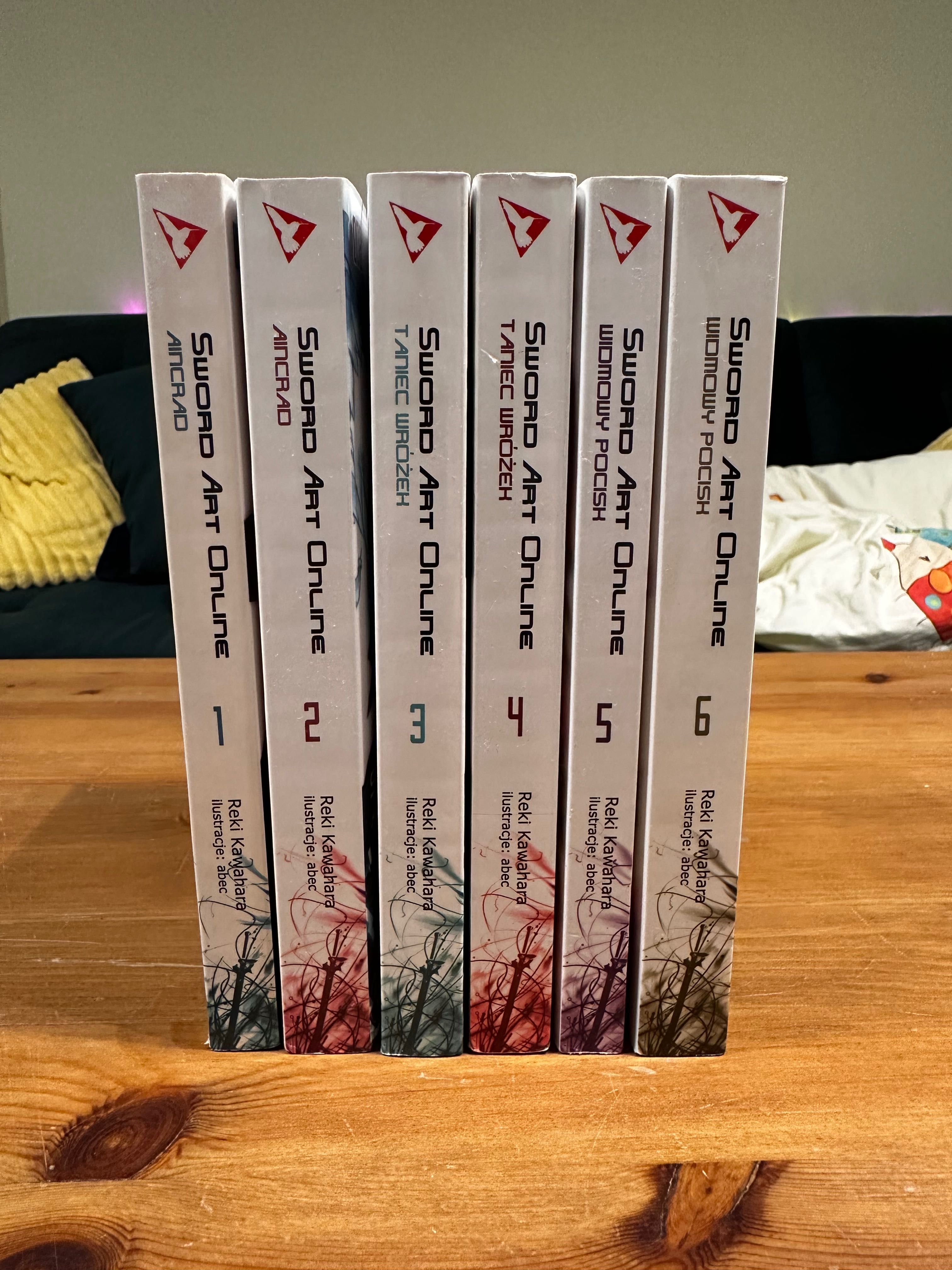 Sword Art Online light novel tomy 1-6