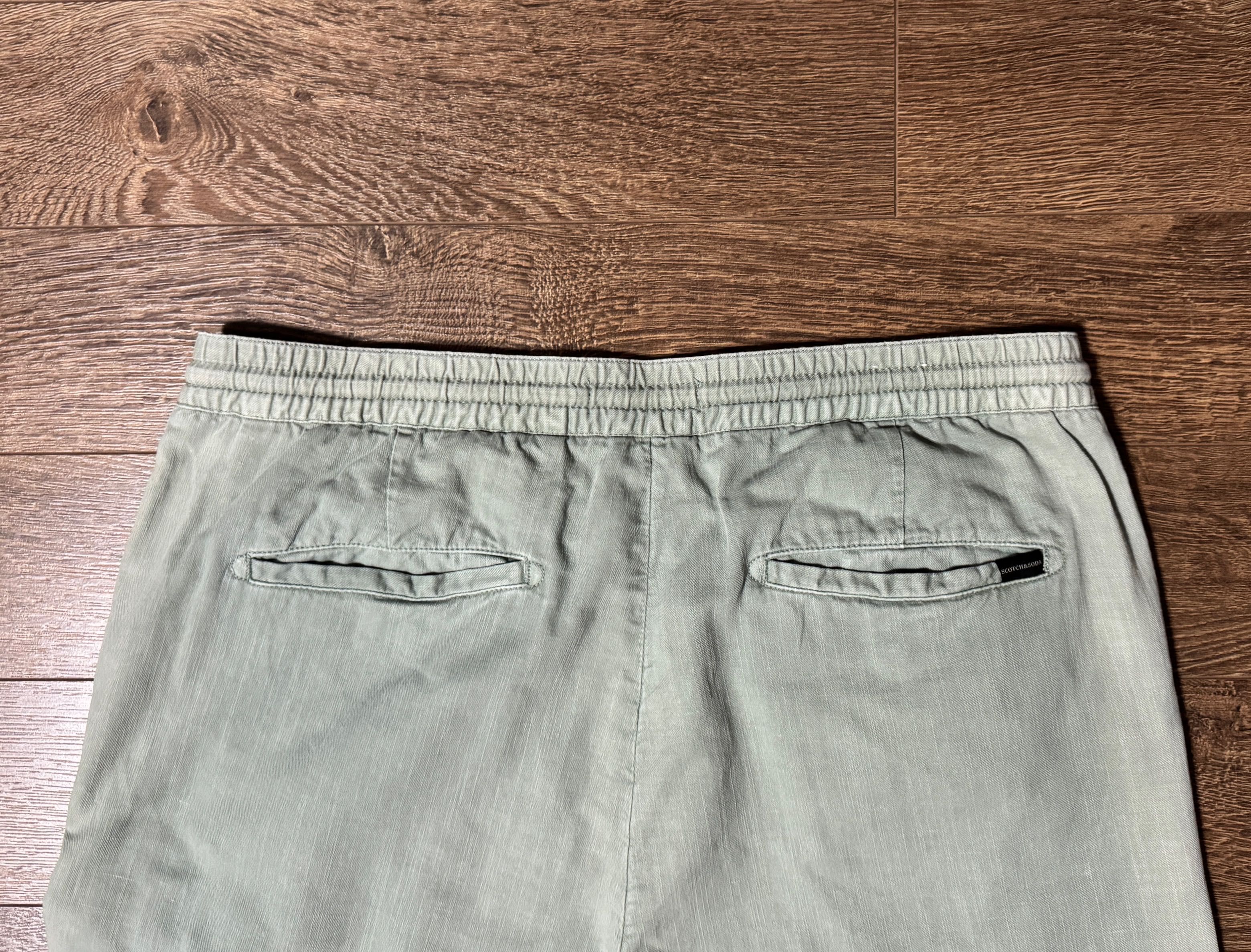 Брюки Scotch & Soda (коттон/лён).