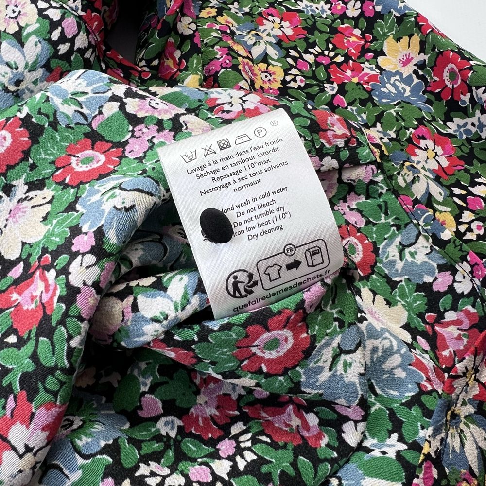 Sezane paris silk shirt шовкова сорочка блузка