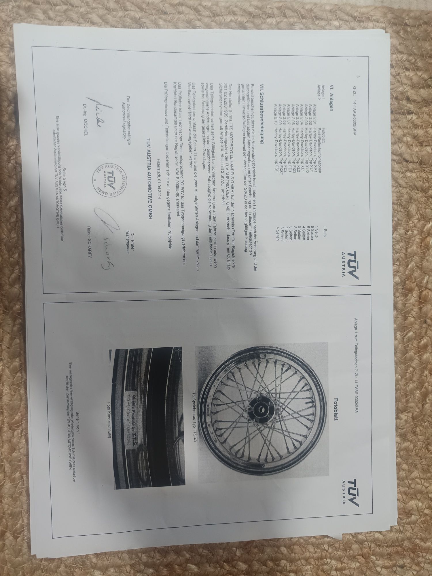 Roda Traseira Harley Davidson Dyna 5.5" TTS
